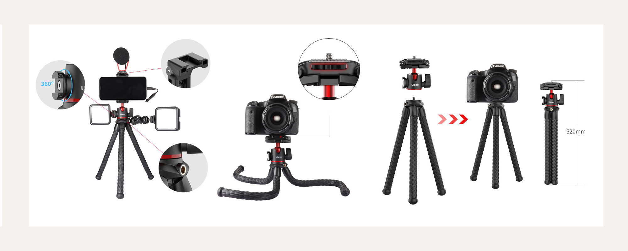 Statyw elastyczny Ulanzi MT-33